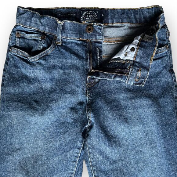 Lucky Brand Jeans Boys Blue Classic Straight Medium Wash Denim Jeans Size 14 - Picture 4 of 11